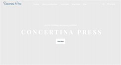 Desktop Screenshot of concertinapress.com